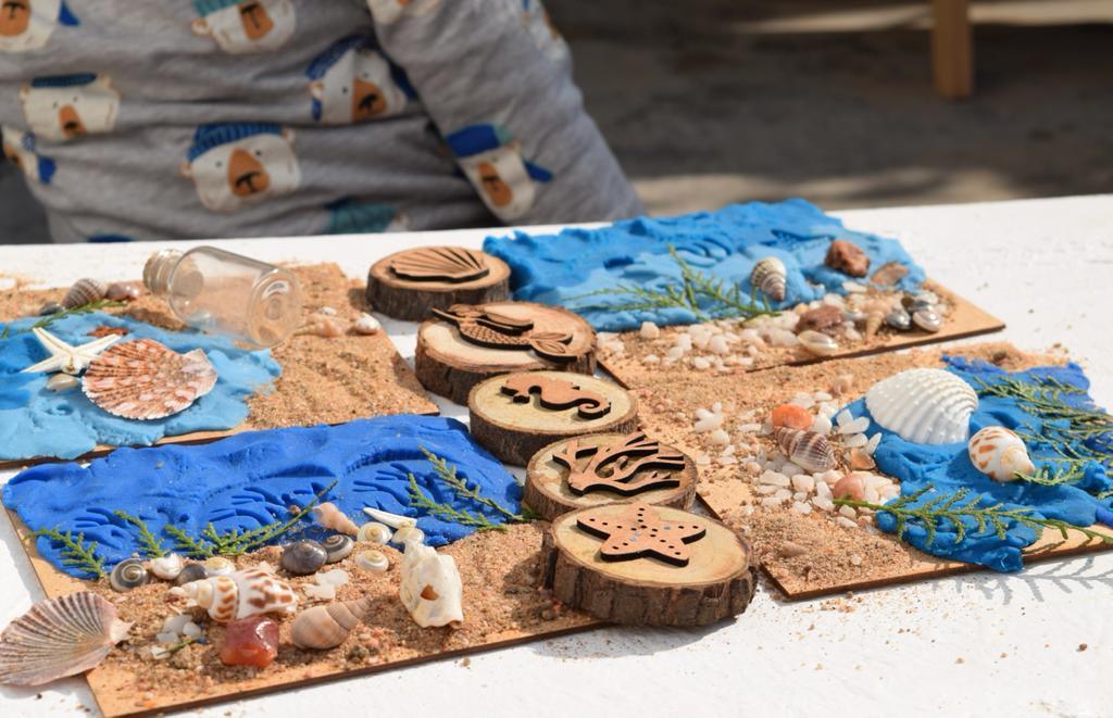 Play Dough Kit | Calming Ocean Theme | Sensory Play - Bombay Toy Company