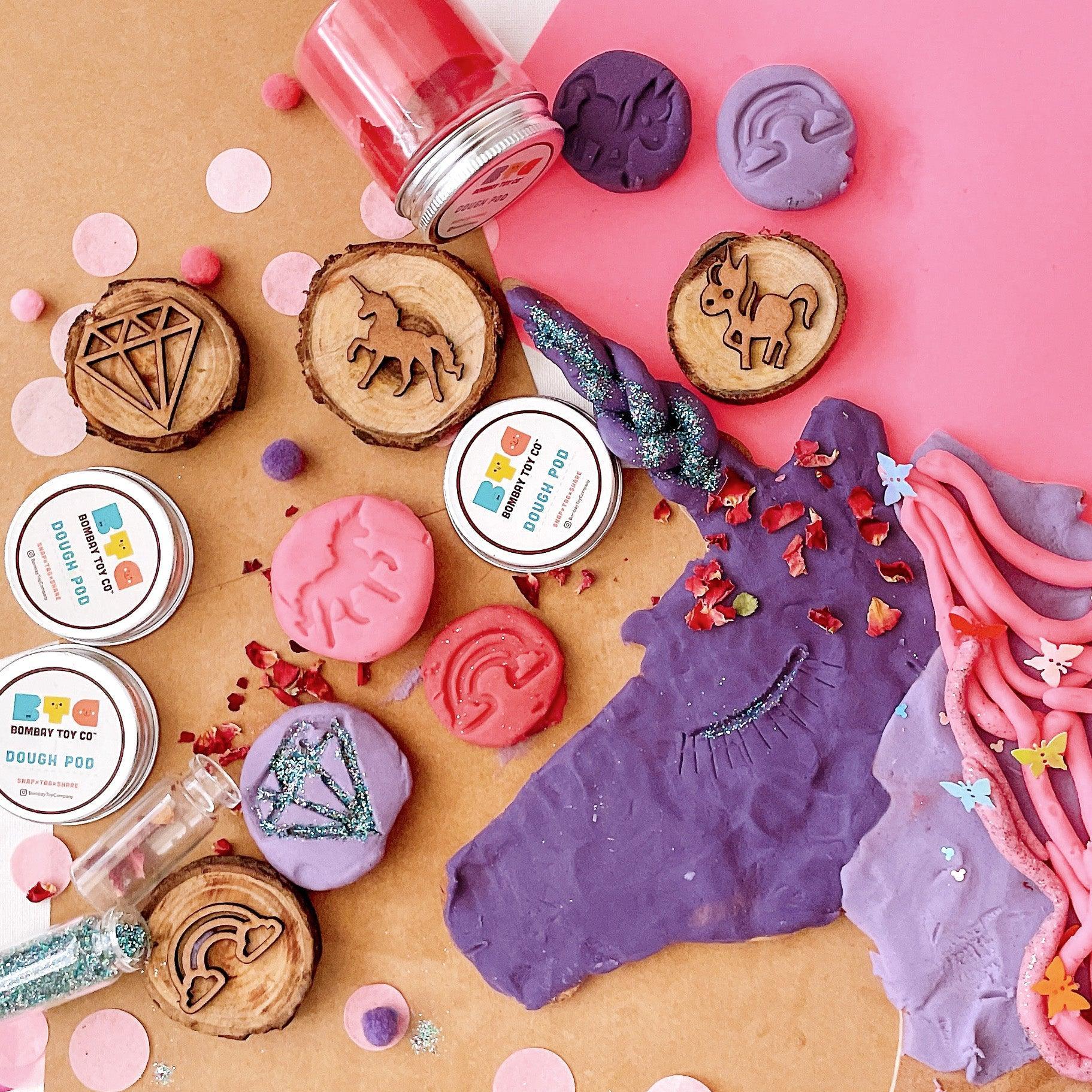 Play Dough Kit | Unicorn Theme | Sensory Play - Bombay Toy Company