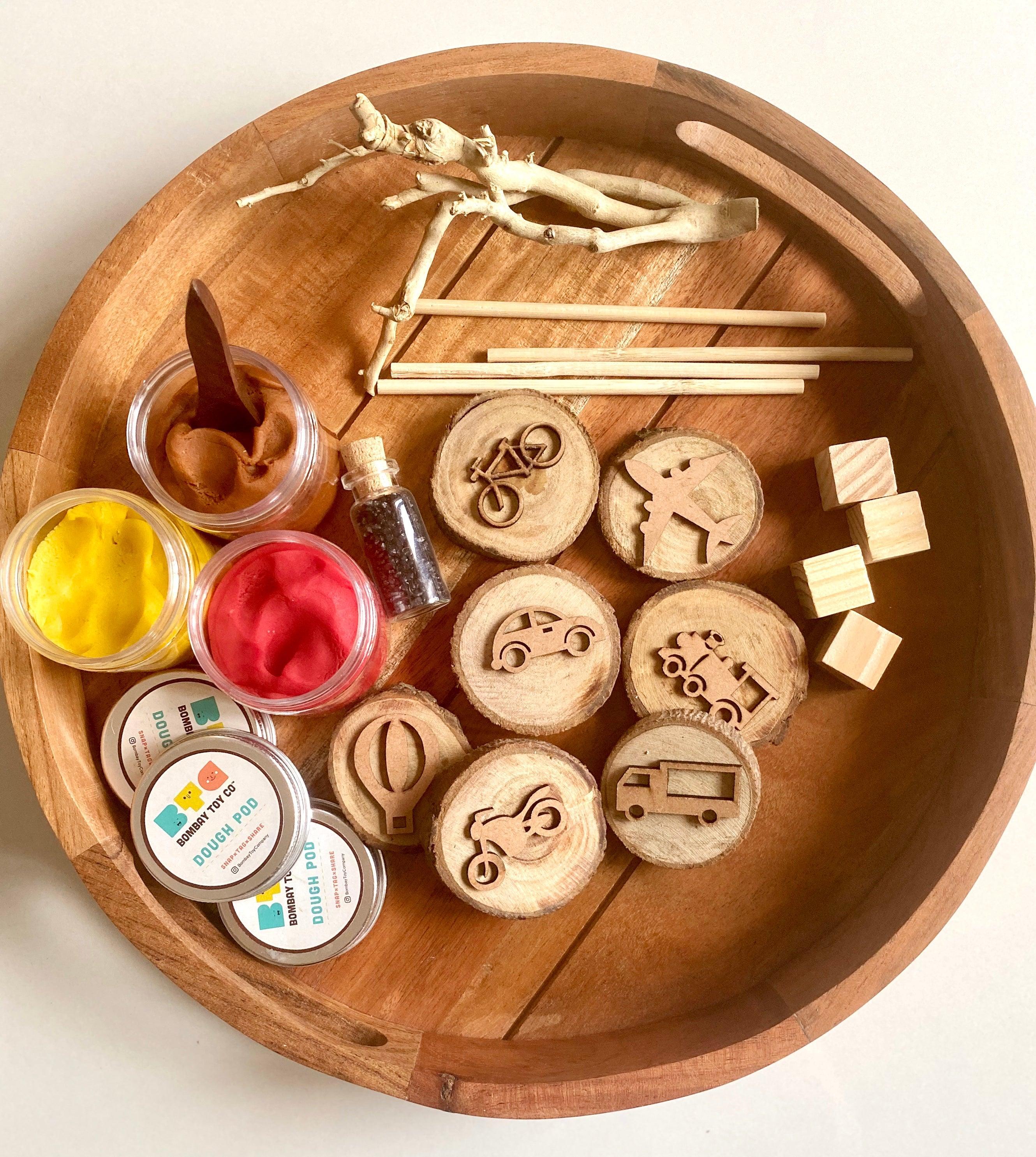 Play Dough Kit | Vehicle Theme | Sensory Play - Bombay Toy Company
