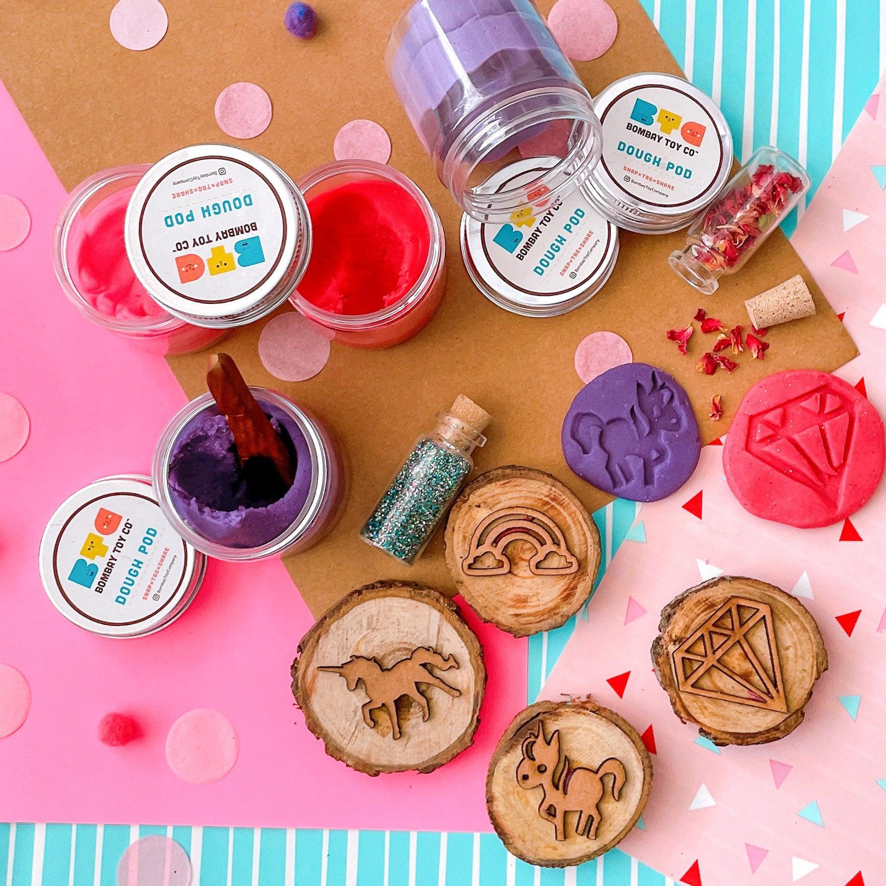 Play Dough Kit | Unicorn Theme | Sensory Play - Bombay Toy Company