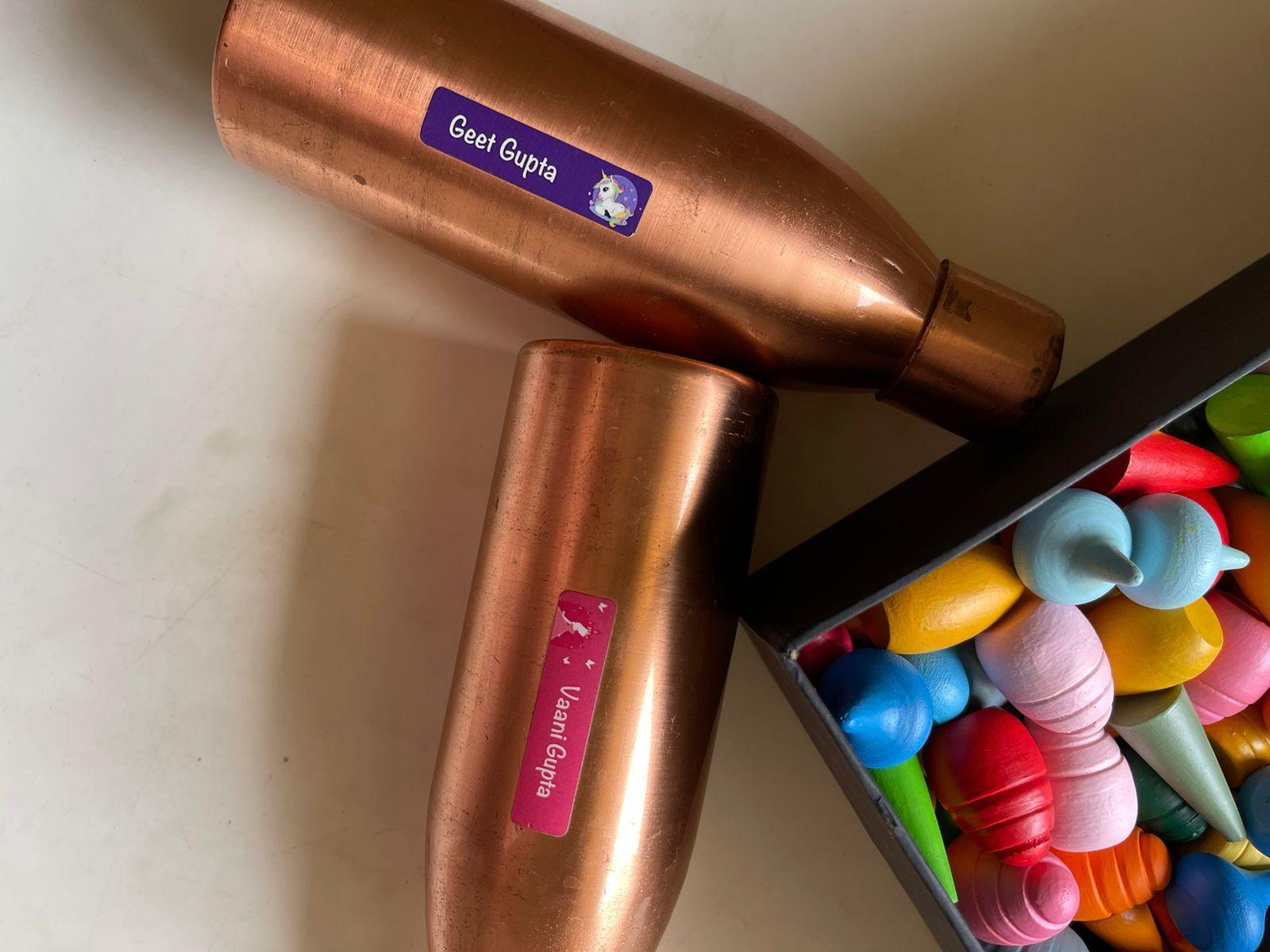 Personalised Name Labels | Name labels for School | Solid Purple - Bombay Toy Company