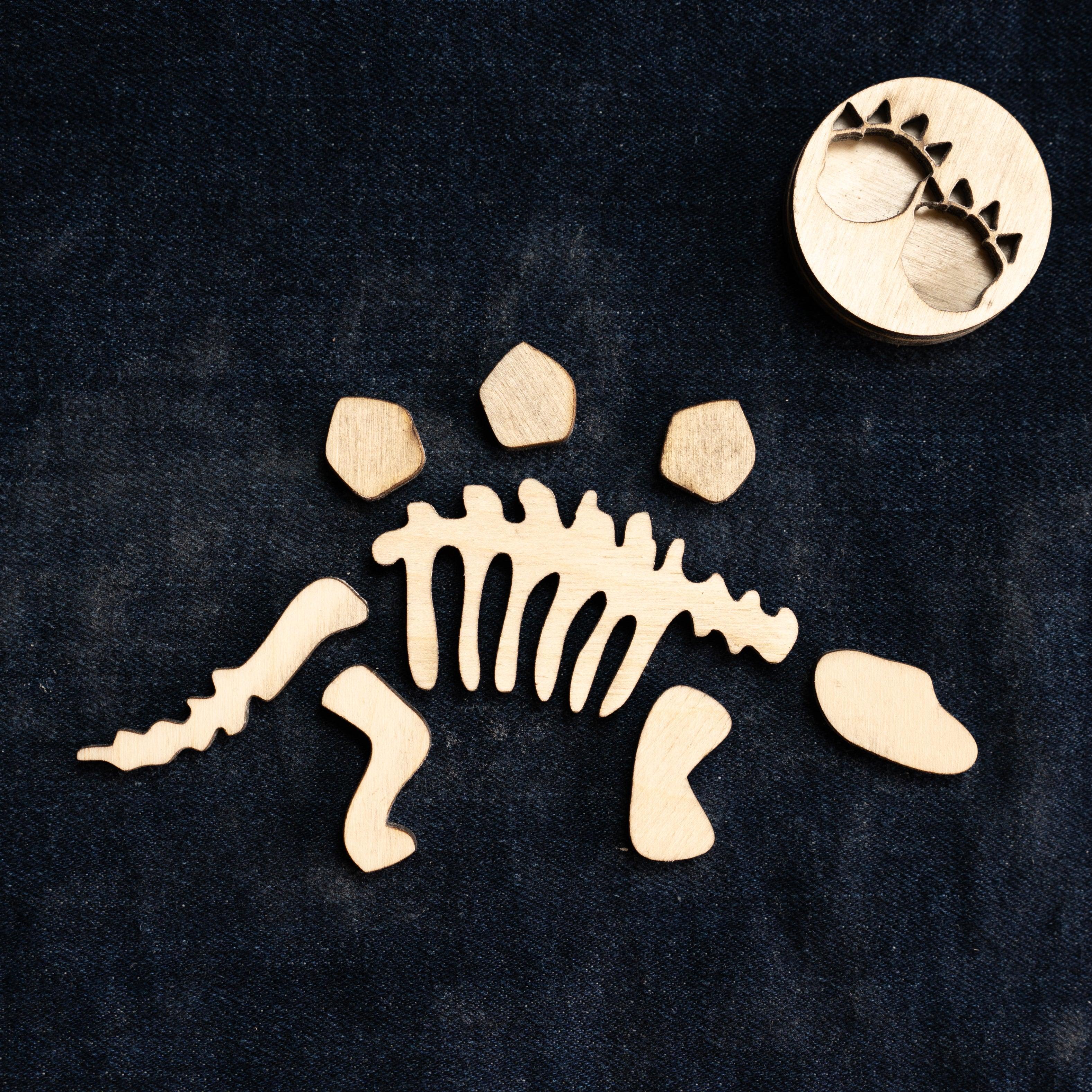 Montessori Puzzle Toy | Dinosaur Fossil Puzzle Toy | Set of 4 - Bombay Toy Company