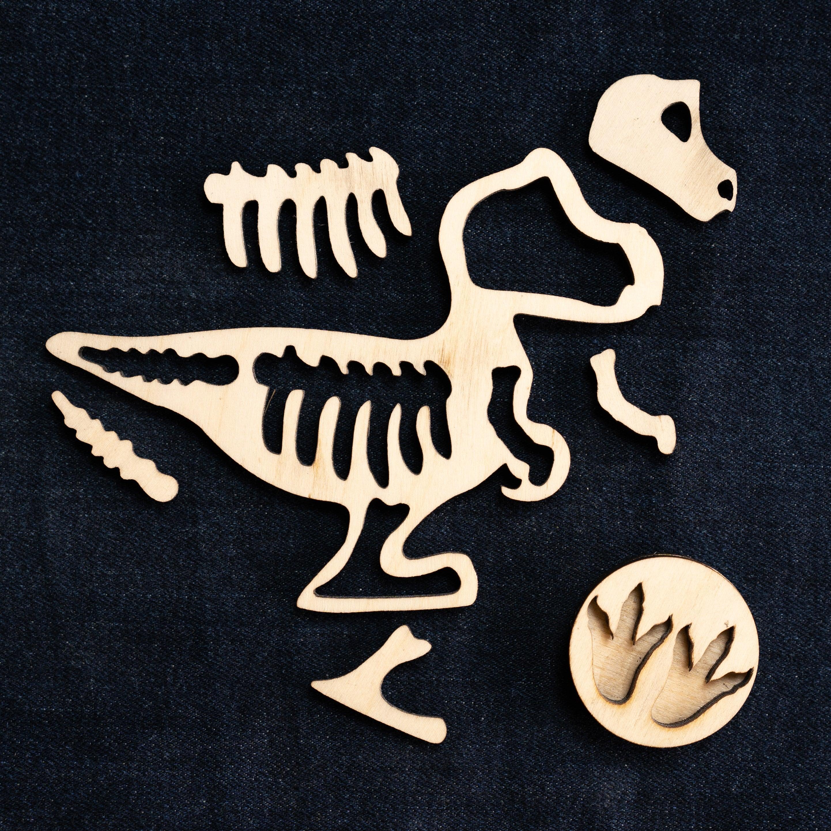 Montessori Puzzle Toy | Dinosaur Fossil Puzzle Toy | Set of 4 - Bombay Toy Company