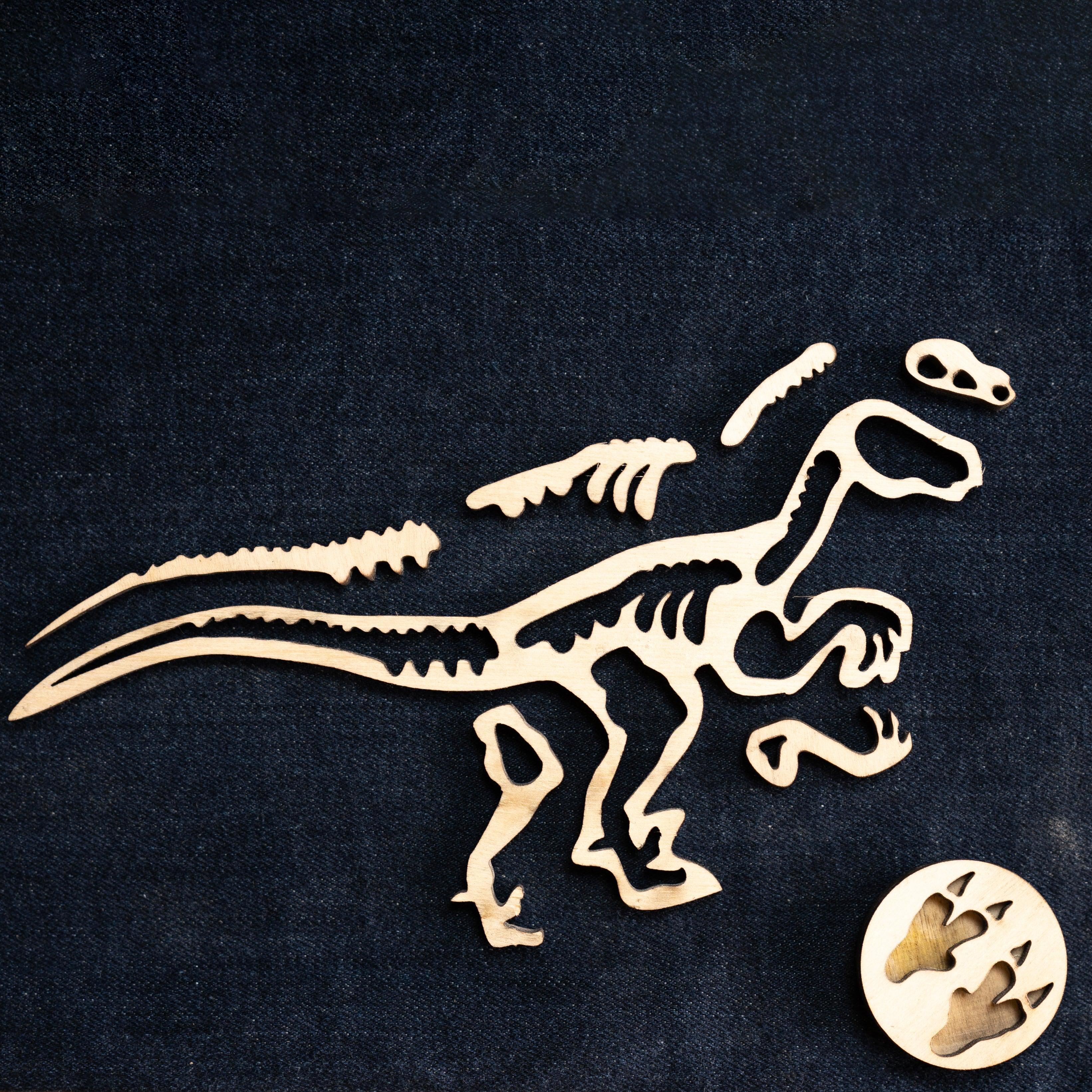 Montessori Puzzle Toy | Dinosaur Fossil Puzzle Toy | Set of 4 - Bombay Toy Company