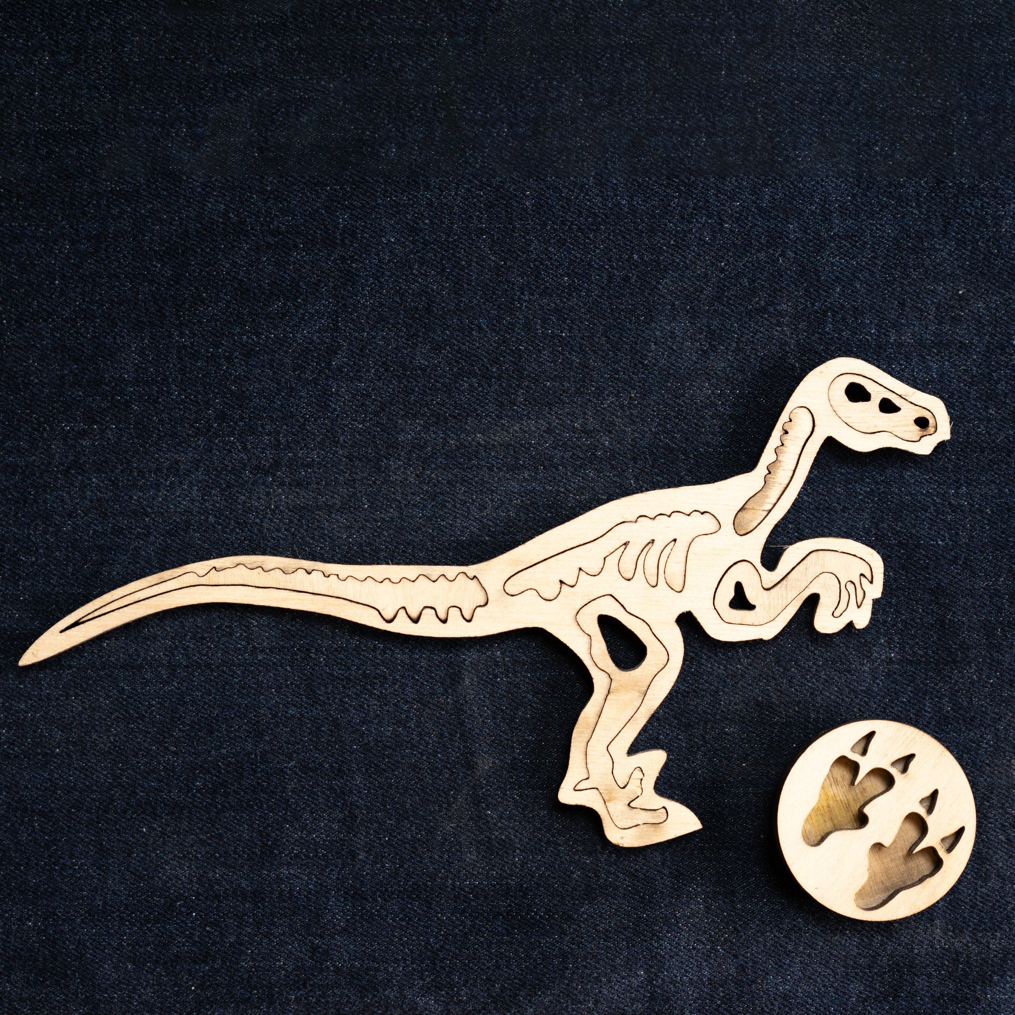 Montessori Puzzle Toy | Dinosaur Fossil Puzzle Toy | Set of 4 - Bombay Toy Company