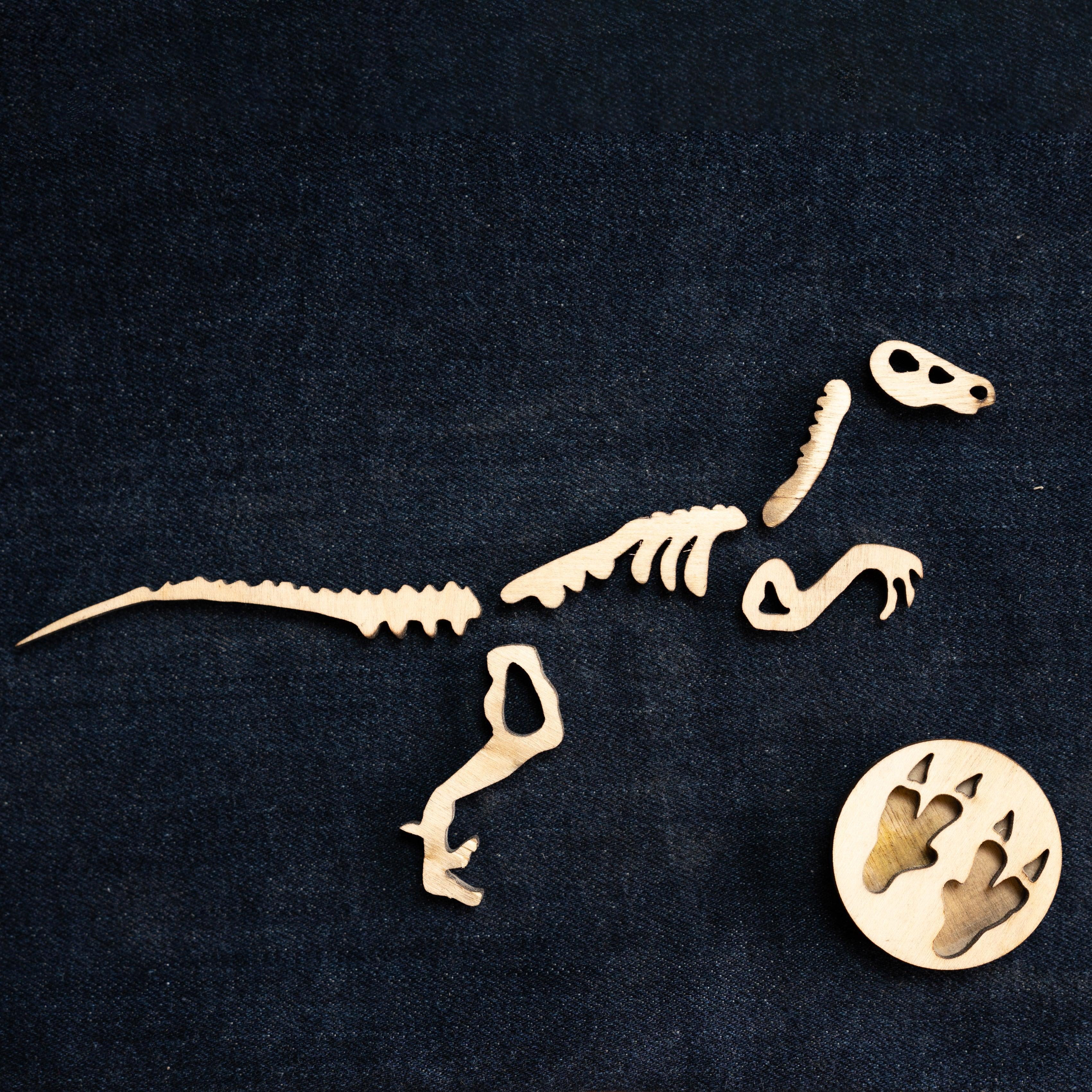 Montessori Puzzle Toy | Dinosaur Fossil Puzzle Toy | Set of 4 - Bombay Toy Company