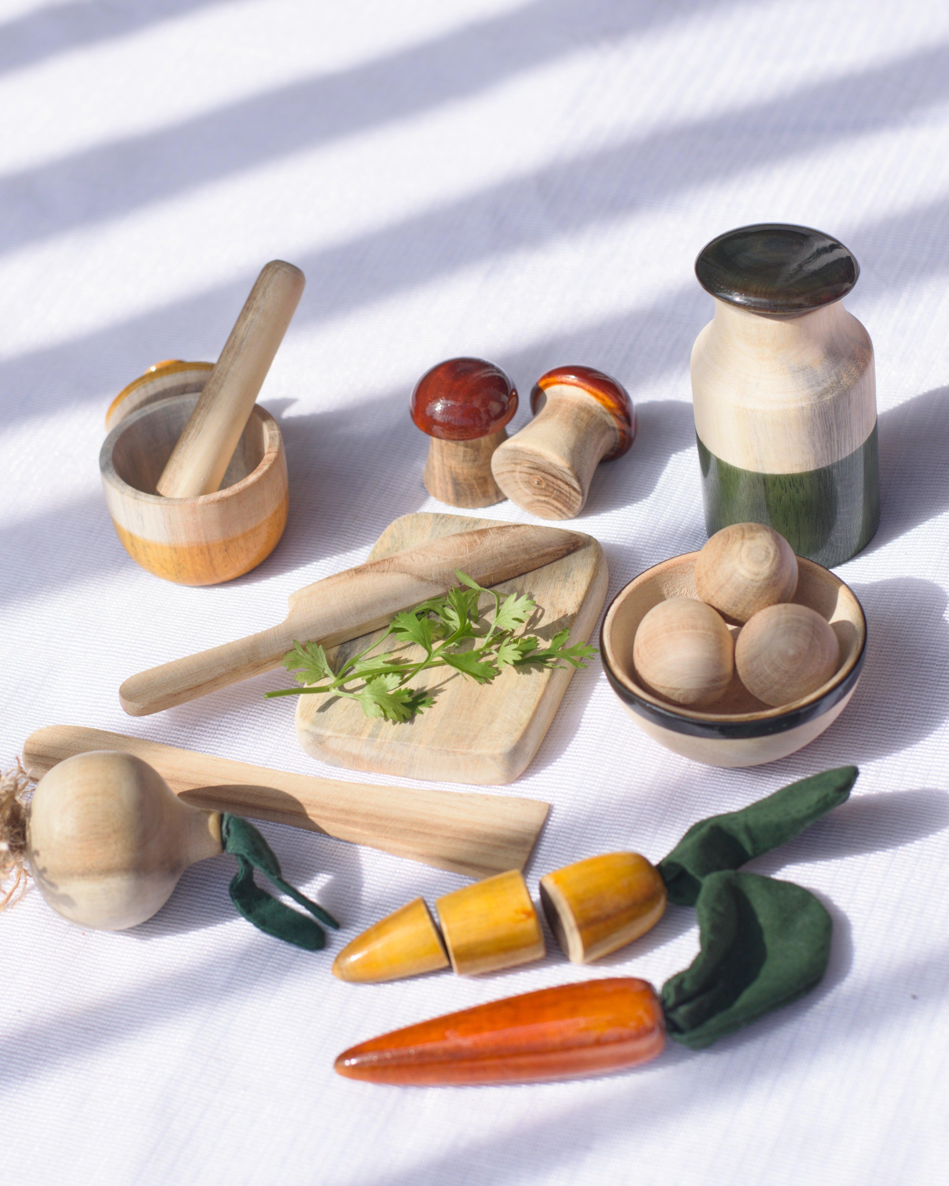 I am a Chef | Wooden Cooking Set | Pretend Play - Bombay Toy Company