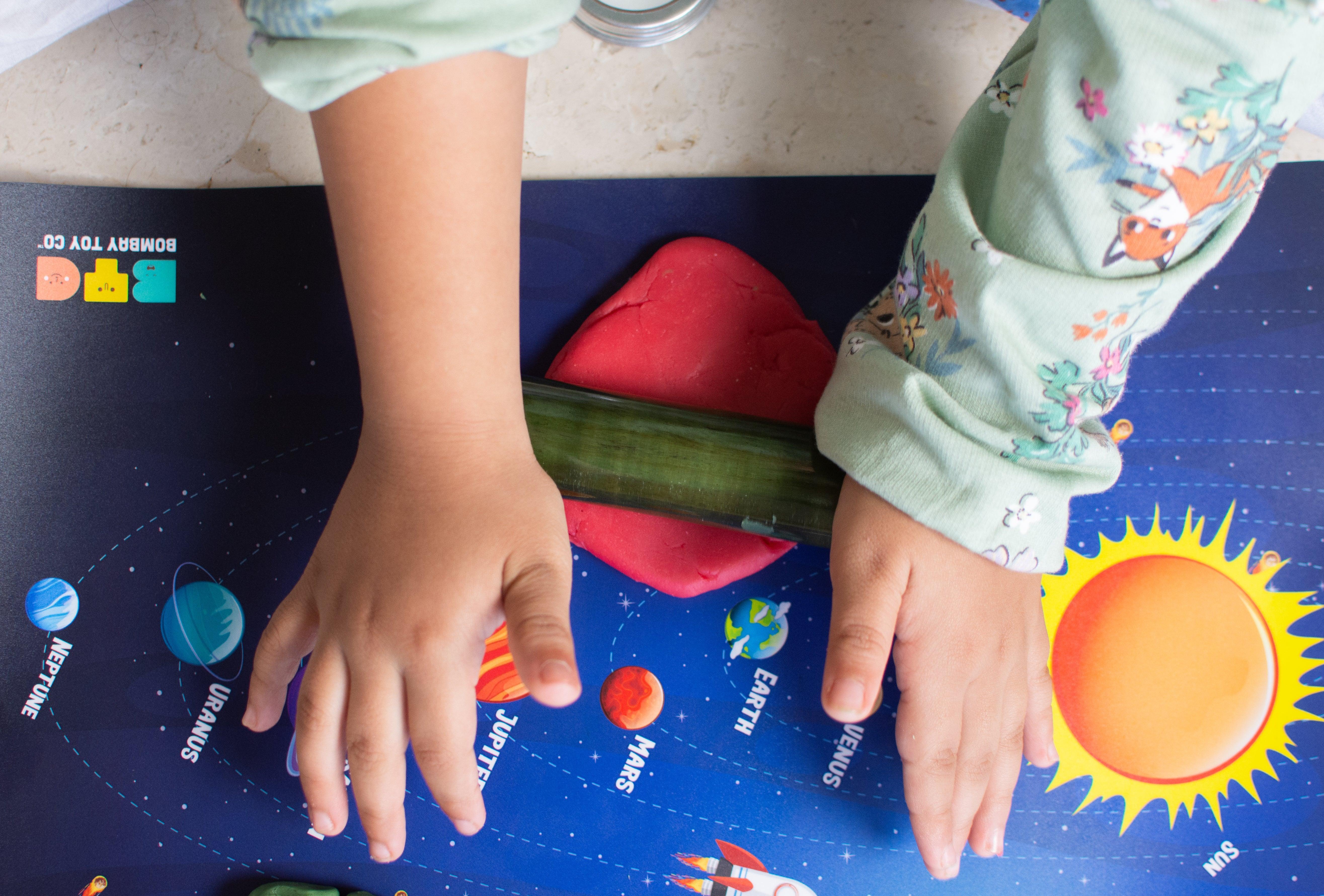 Wooden Solar System Toy | Space Explorer | Space Mat - Bombay Toy Company