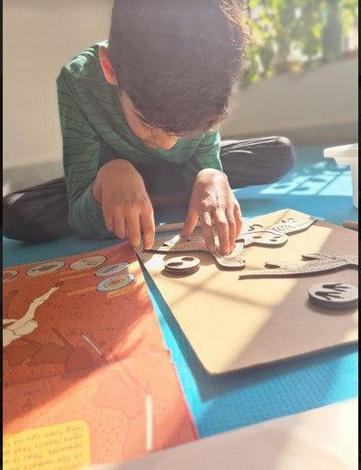Montessori Puzzle Toy | Dinosaur Fossil Puzzle Toy | Set of 4 - Bombay Toy Company