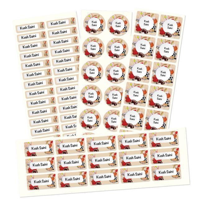 Personalised Name Labels | Name labels for School | Lets play - Bombay Toy Company