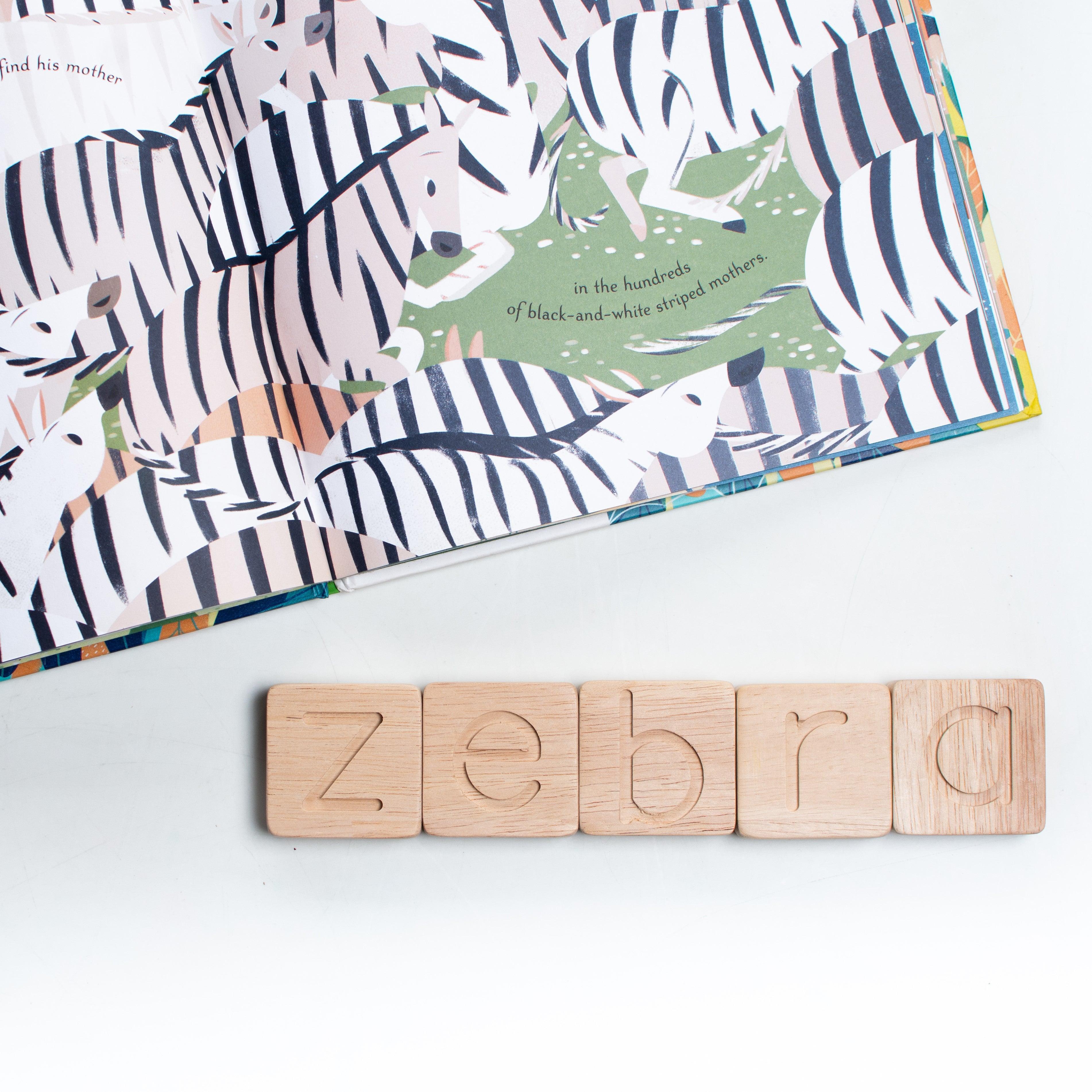 Montessori Educational Toy | Wooden Alphabets Learning Toy - Bombay Toy Company