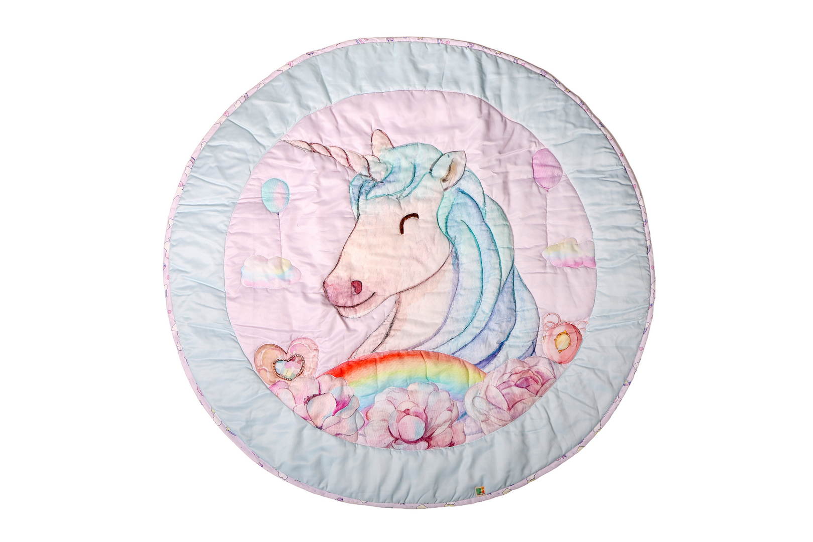 Round Unicorn Playmat