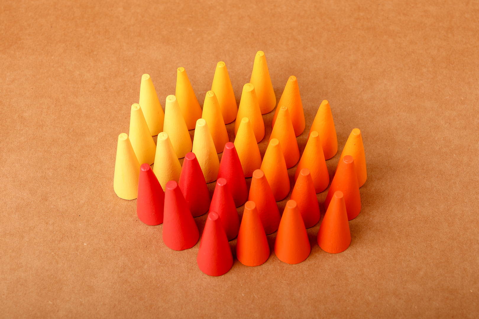 Wooden Loose Parts | Cones | Midnight Forest, Raging Sun and Balmy Afternoon