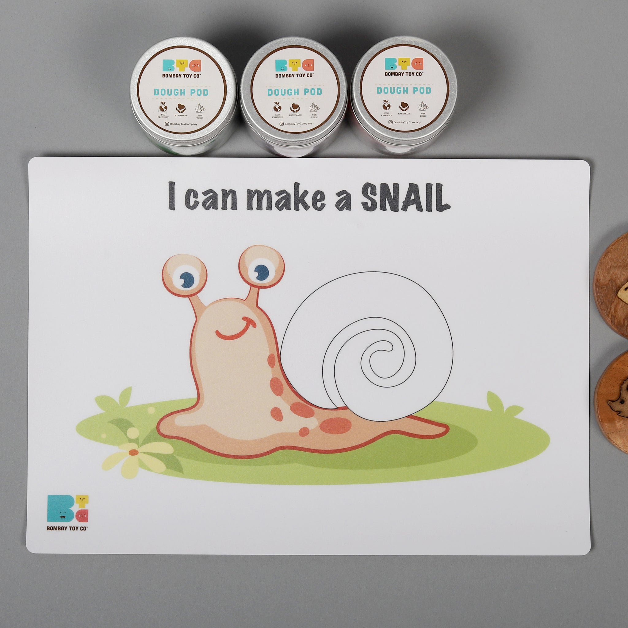 Play Dough Kit | I can make a Snail