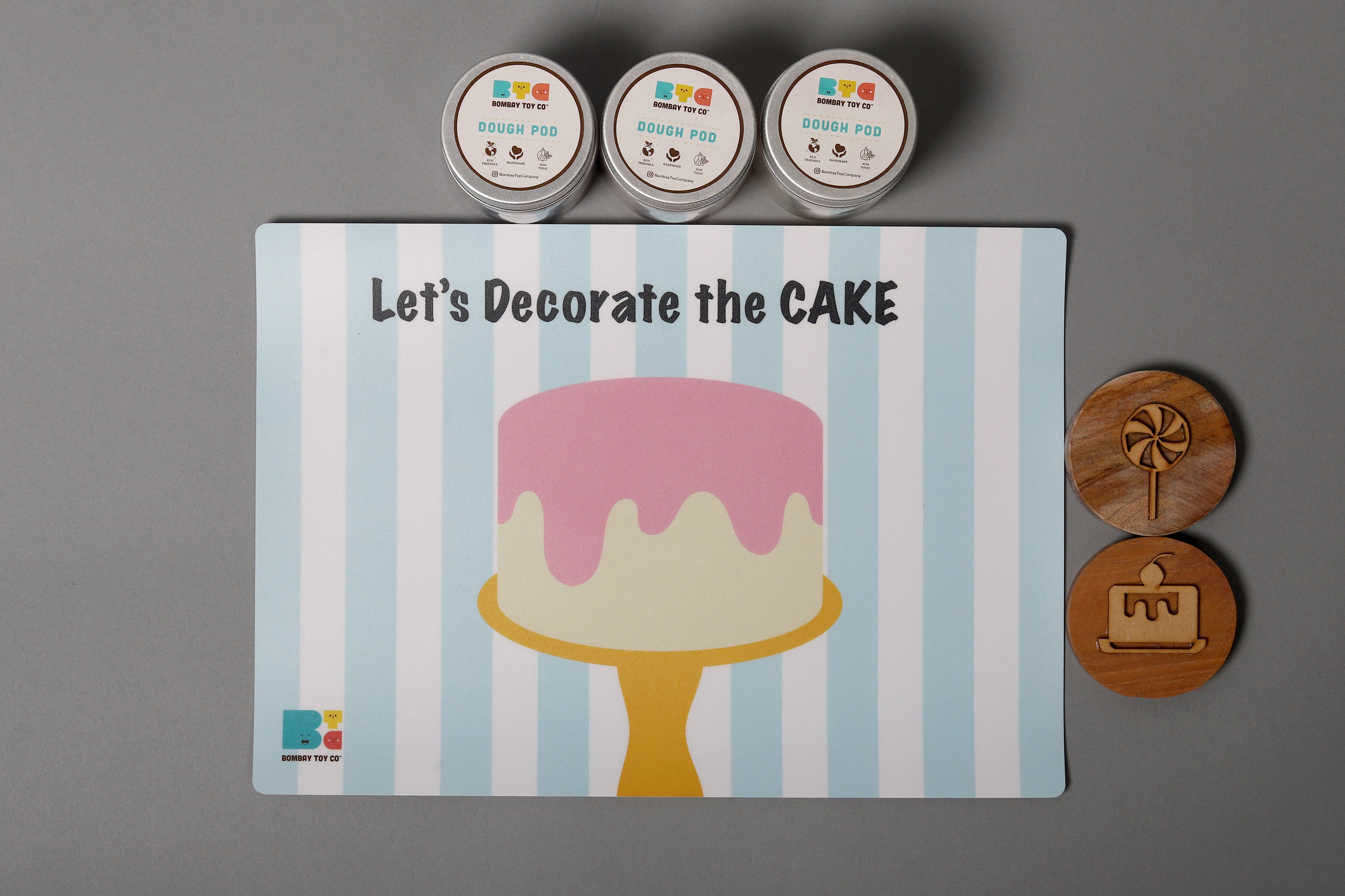 Play Dough Kit - Let's decorate the cake