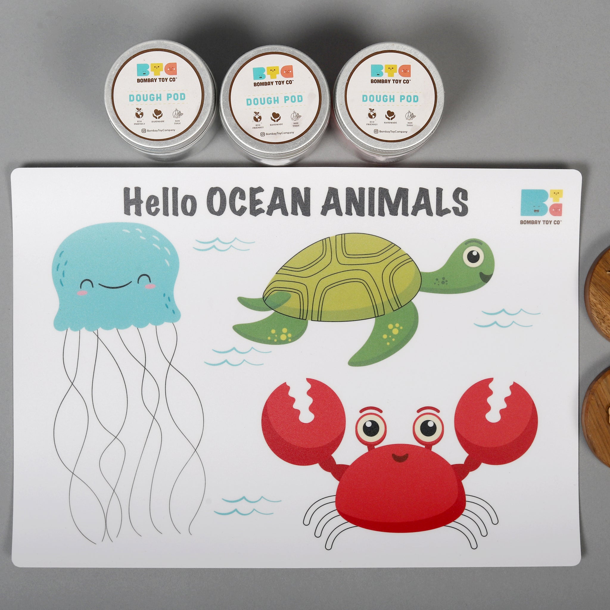 Play Dough Kit | Hello Ocean Animals