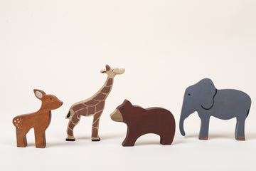 Wooden Wild Animals Toys