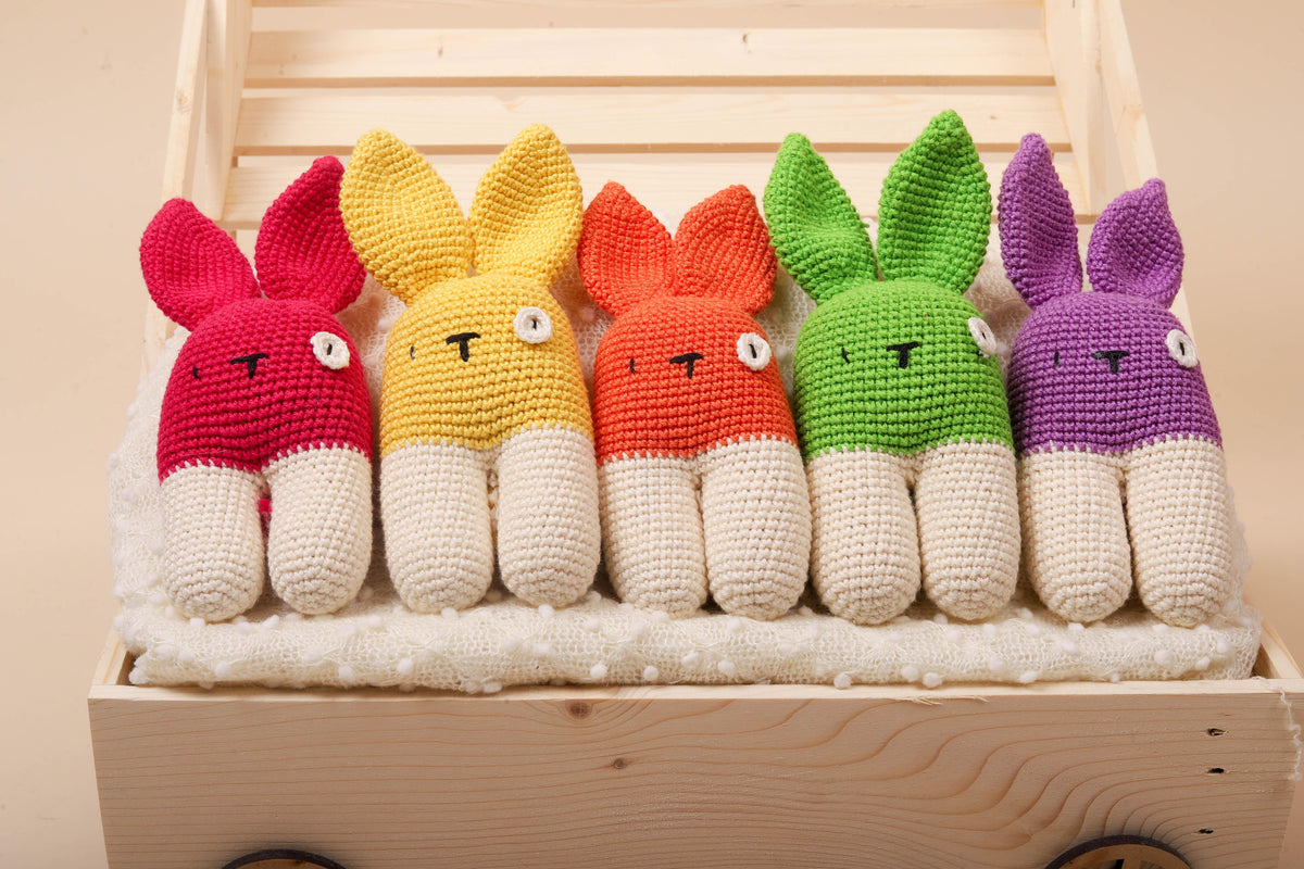 Crochet Rattle for Babies | Bubblegum Rattle