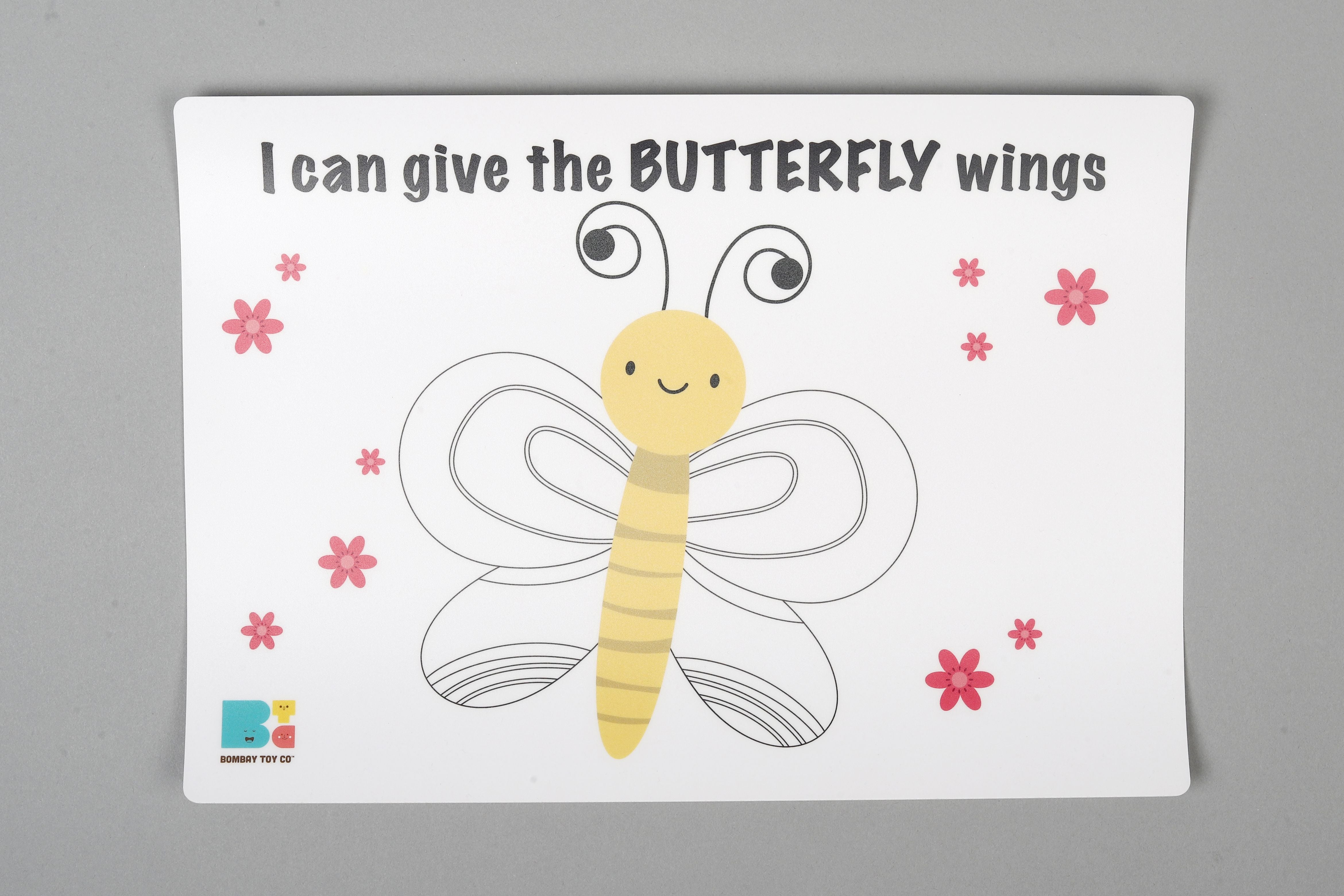 Play Dough Mat | I can give the BUTTERFLY wings