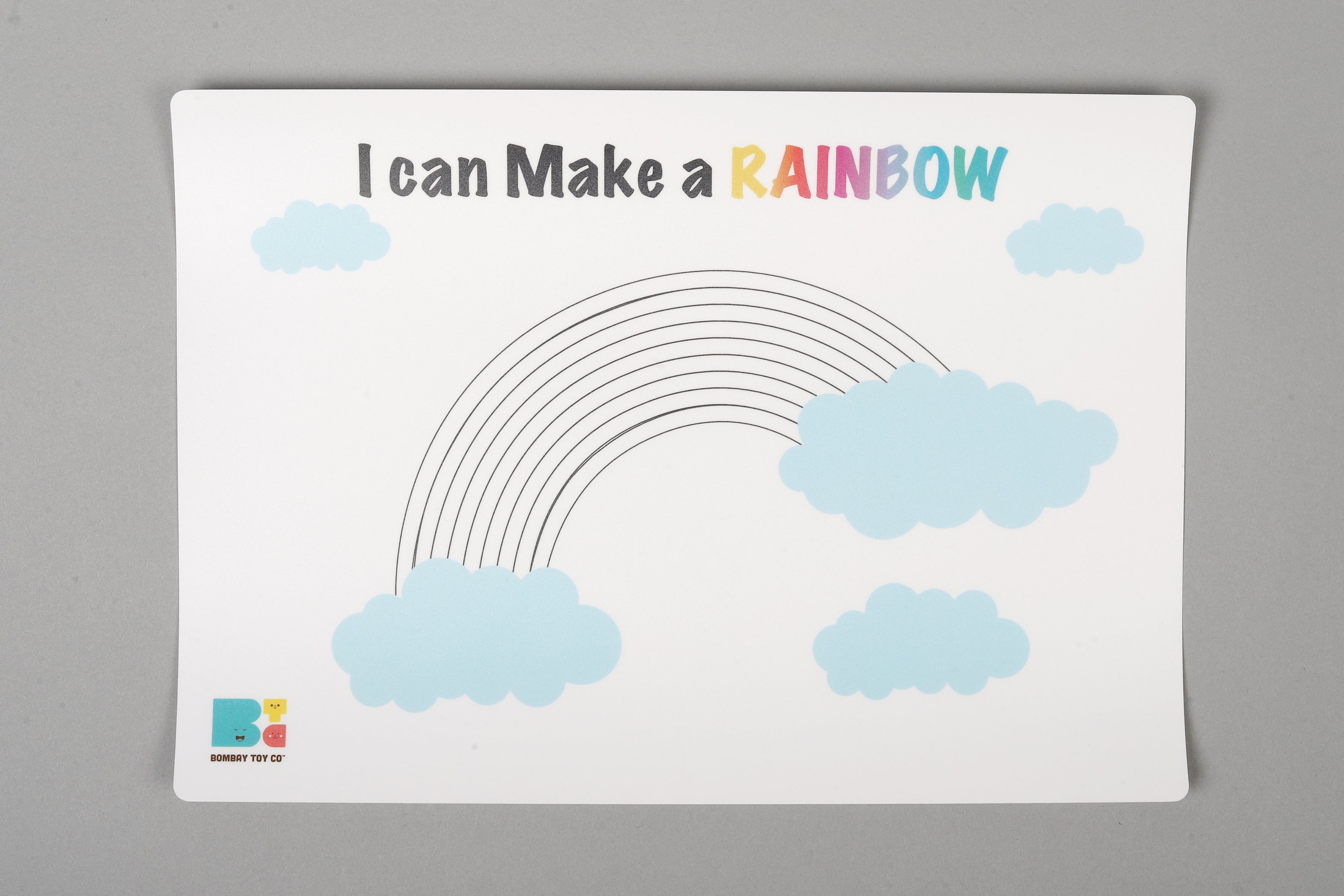 Play Dough Mat | I can make a Rainbow