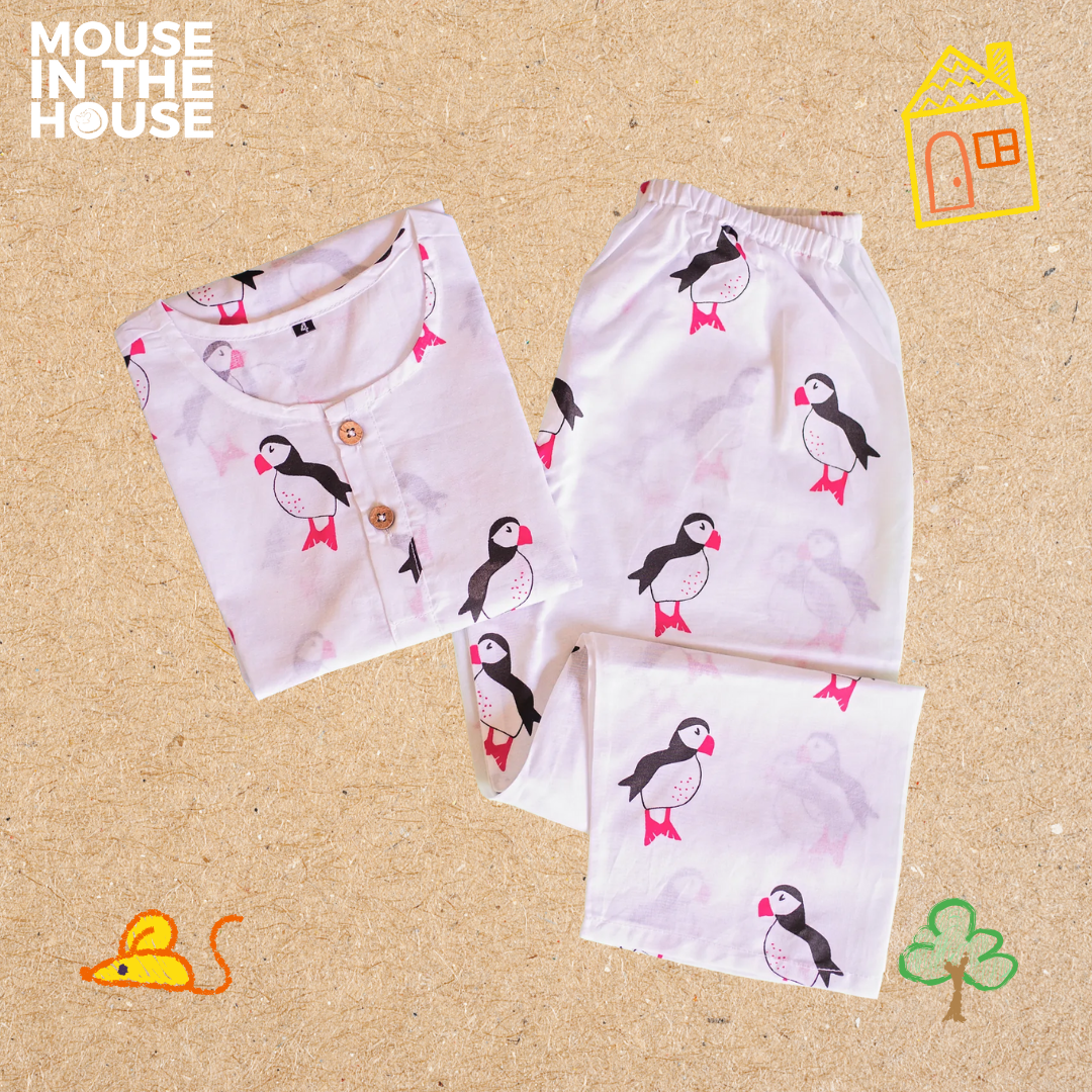 Mr.Puffin- Unisex Nightdress