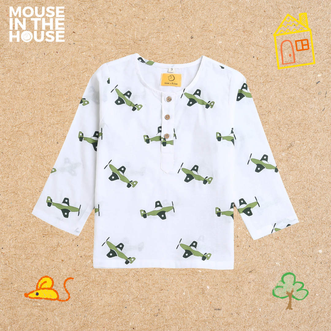 Fighter Plane- Unisex Nightwear