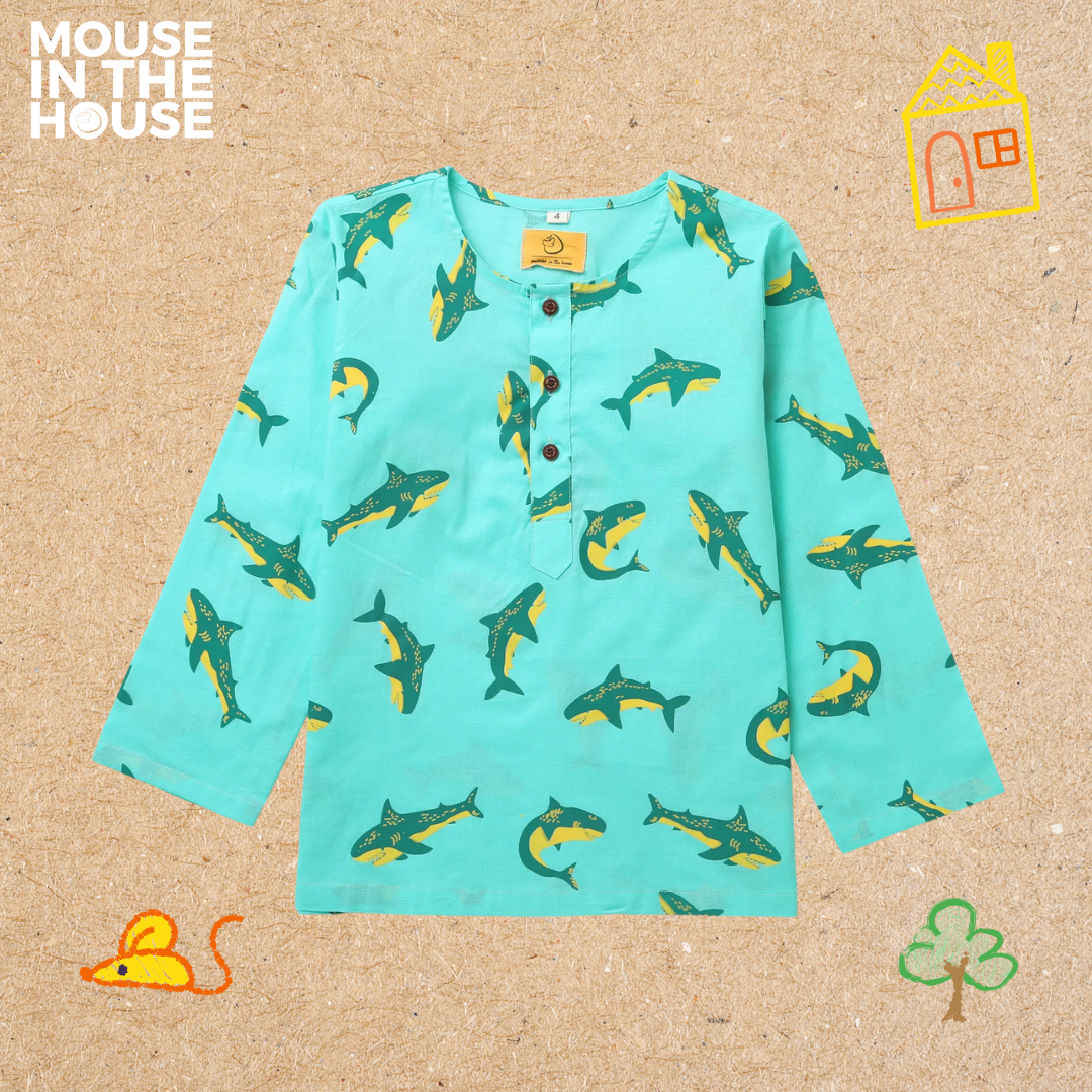 Giant Shark- Unisex Nightdress