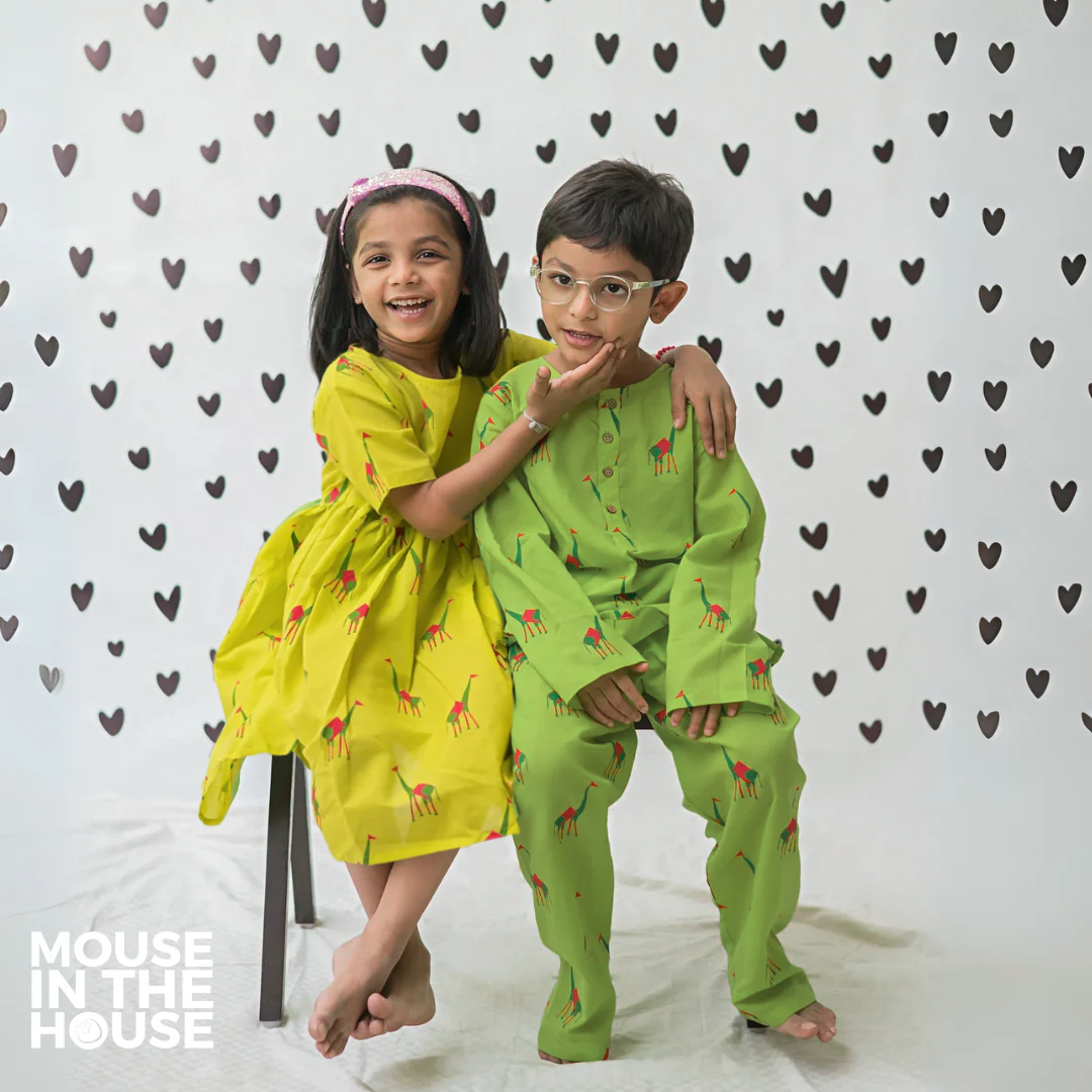 Green Triangle- Unisex Nightdress