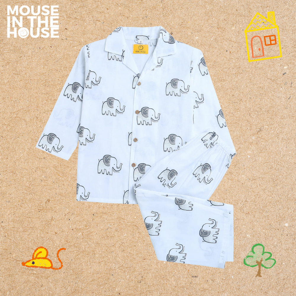 A Stomping Elephant- Unisex Nightdress thumbnail 2