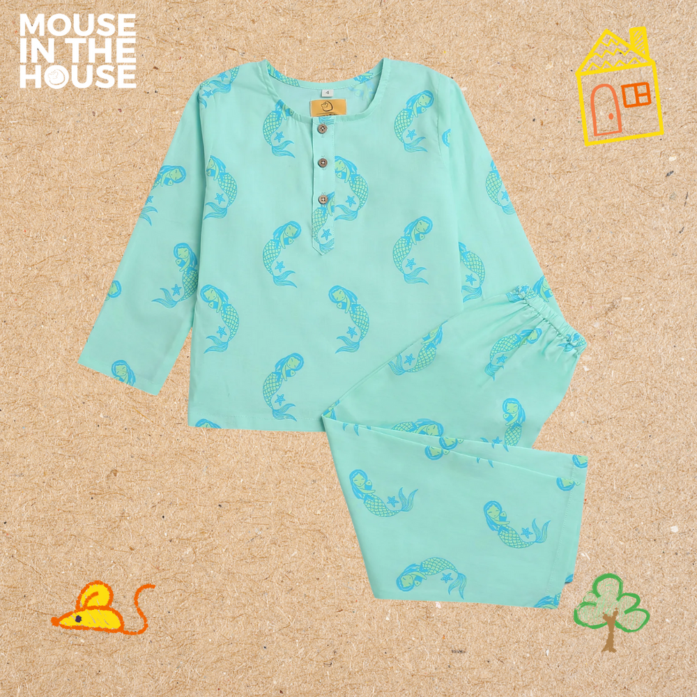 Adella The Mermaid- Unisex Nightdress thumbnail 2