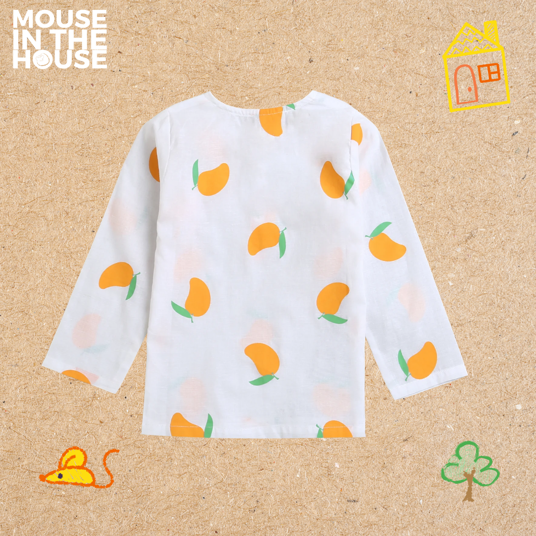 A Juicy Mango- Unisex Nightdress (White)