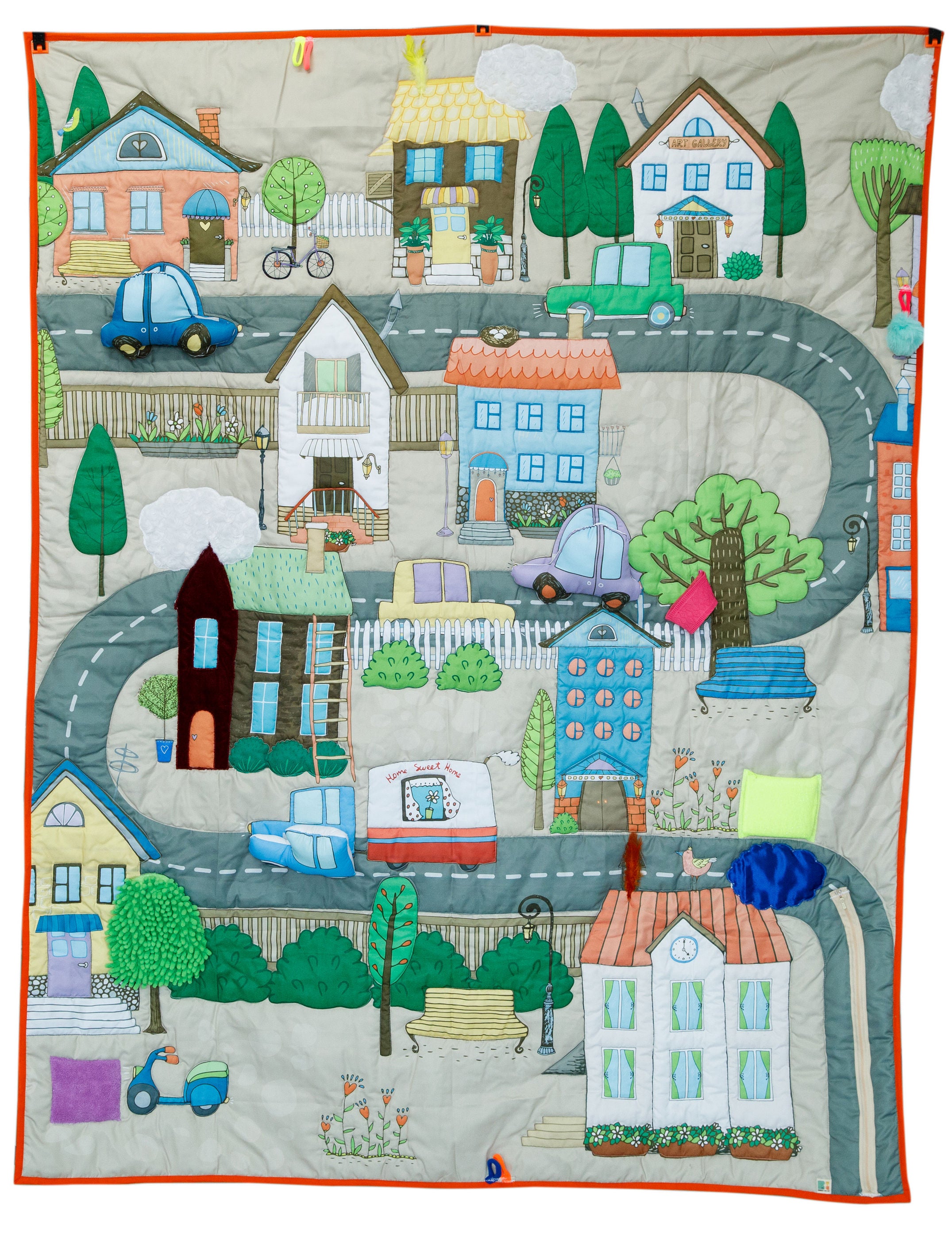 PRE ORDER | Sensory Play Mat with City Theme - 52x72 Inches