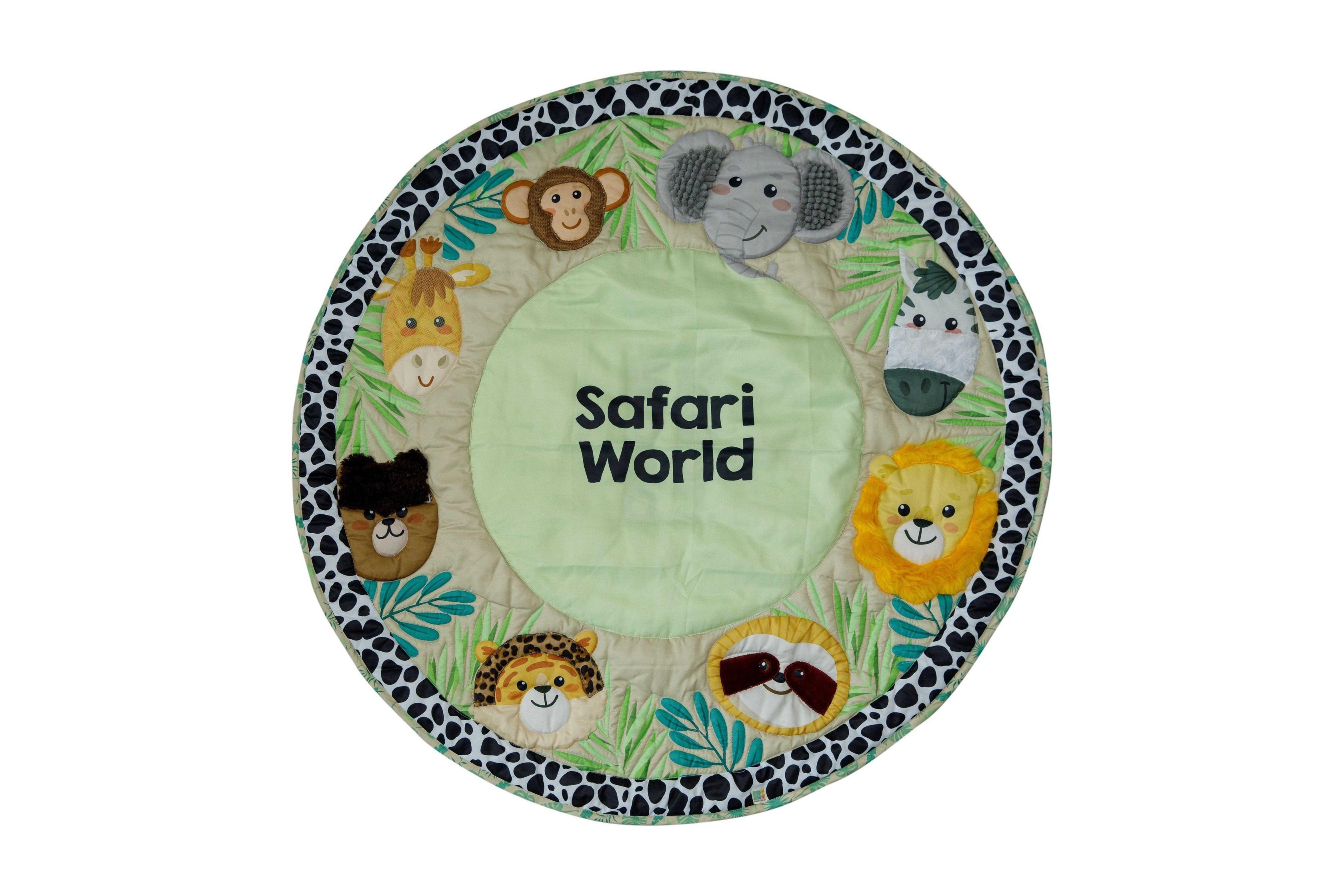 Sensory Play Mat - Animal Round - Bombay Toy Company