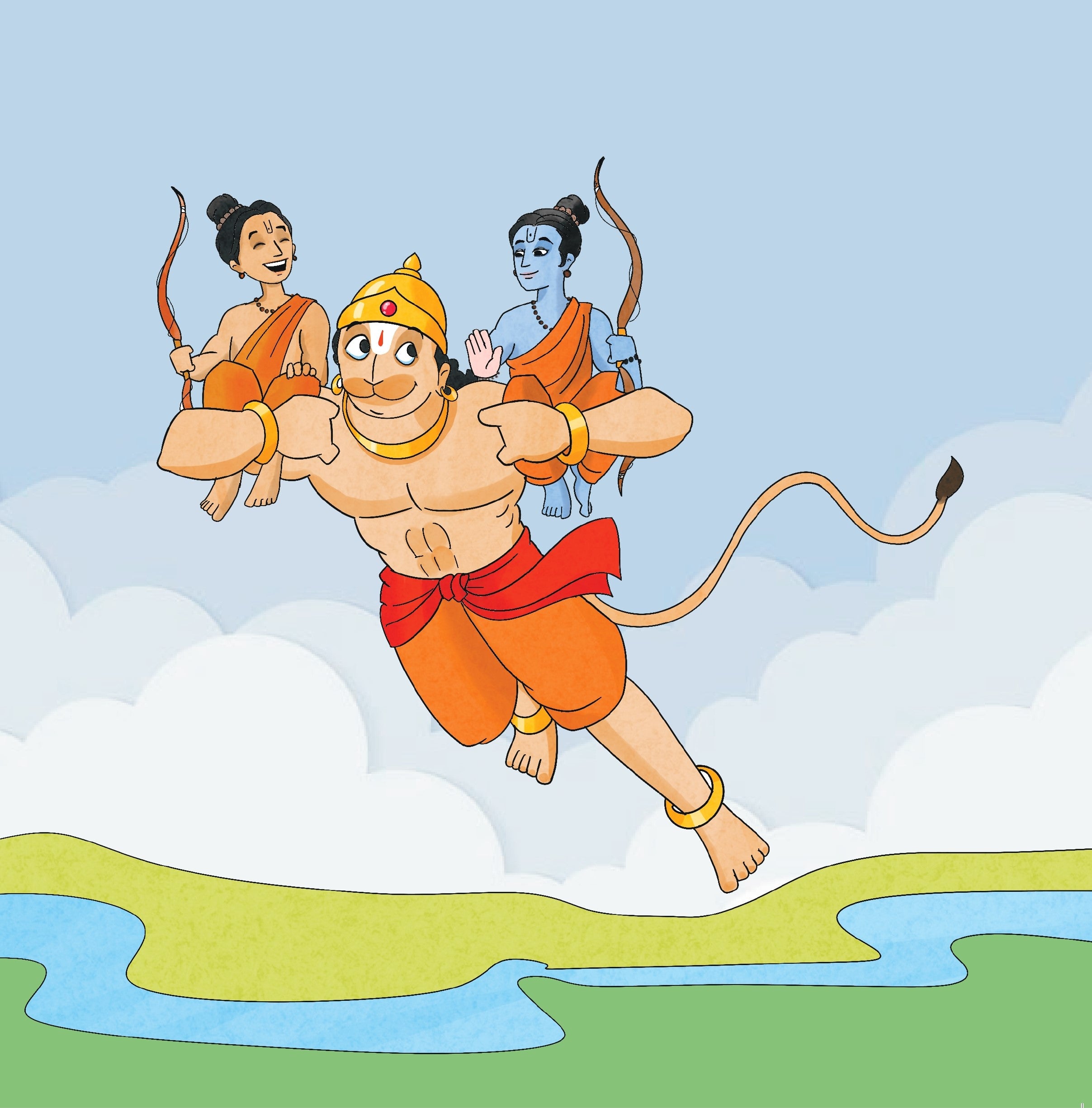 Hanuman Helps Me Count - Teach Numbers, Counting and about Hanuman with this fun and informative picture book! Paperback