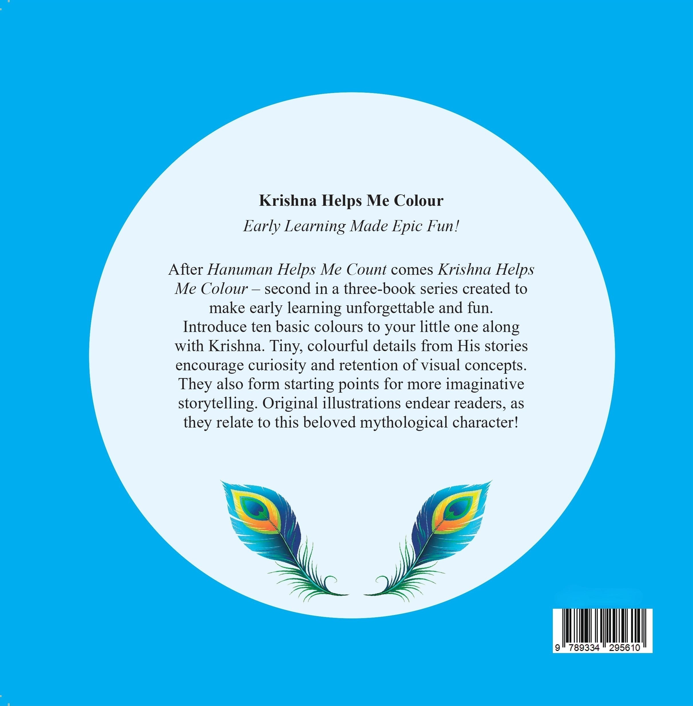 Krishna Helps Me Colour - Picture Book about Colours and Krishna | 2 yrs & above | PreSchool, Toddlers, Early Learning | Indian Mythology | Life of Krishna | Fun Reading Paperback