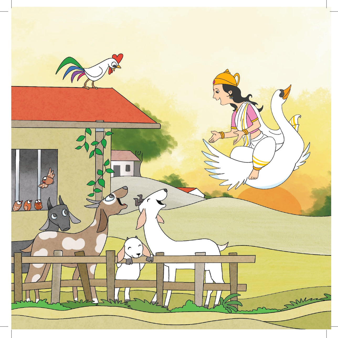 Saraswati Helps Me Sing: Indian Classical Music Picture Book for Children, Early Learning Made Epic Fun Series, Ages 3-8 Paperback