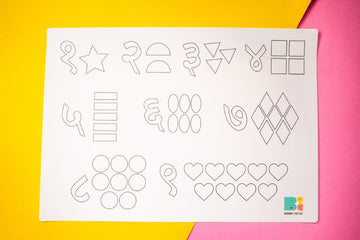 Hindi Numbers | Reusable and Washable Colouring Mat