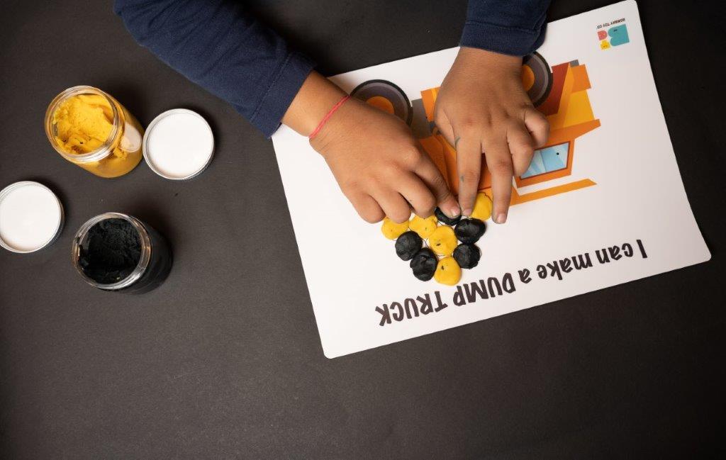 Play Dough Mat | I can make a Dump Truck