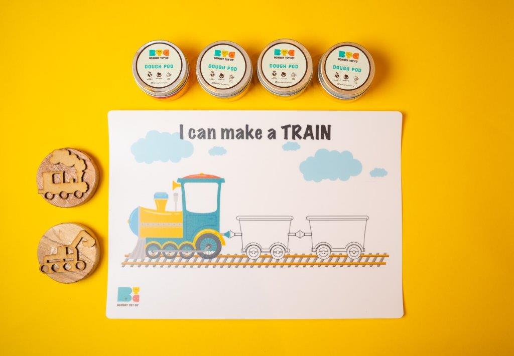 Play Dough Kit| I can make a Train