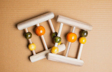 Wooden Bead Rattle Toy