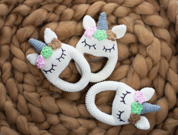 Crochet Rattle Toy | Dreamy Unicorn