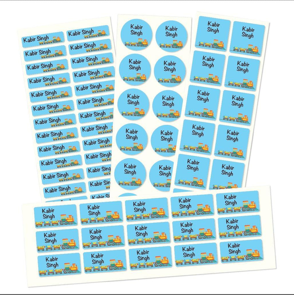 Personalised Name Labels | Cho Choo Train