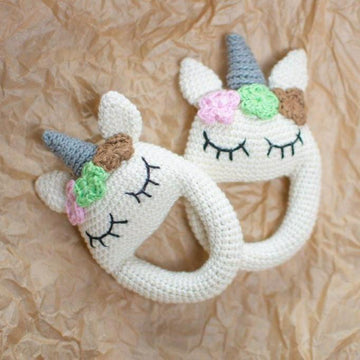 Crochet Rattle Toy | Dreamy Unicorn